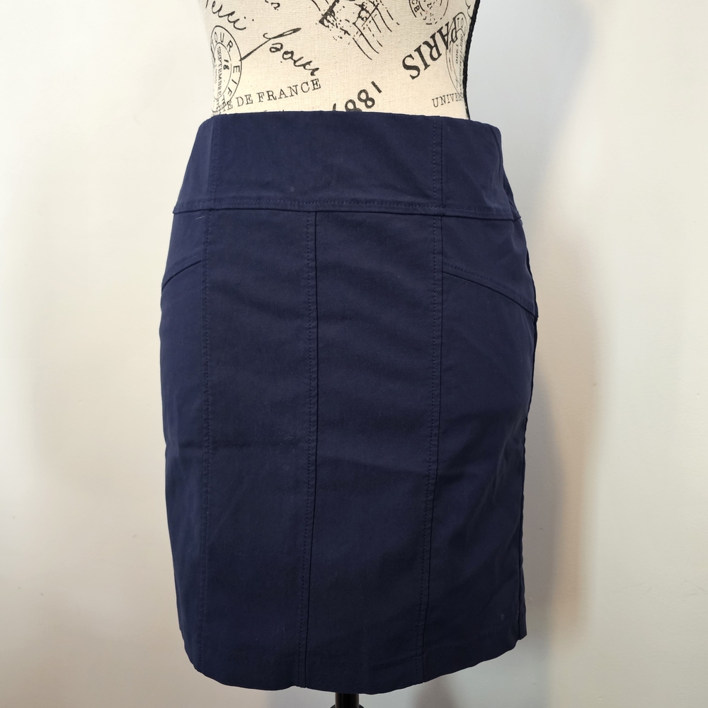 Simply Vera Vera Wang Dark Blue Pencil Skirt